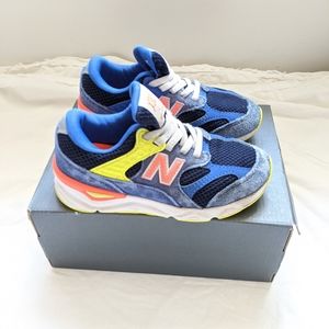 New Balance x90 Kids Sneakers with No-Tie Laces